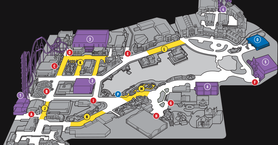 Halloween Horror Nights 25 Event Map